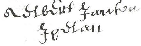 Handtekening 1681