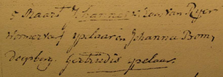 Doopinschrijving 1794