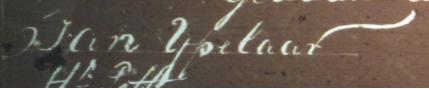 Handtekening Jan IJpelaar, 1816